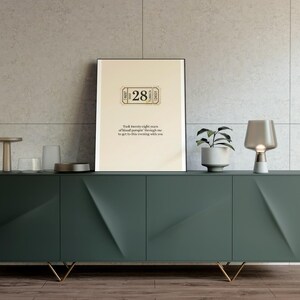 Zach Bryan '28' Lyric Print | Vintage Ticket Poster | Sentimental Music Art | 28th Birthday or Anniversary Gift