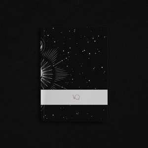 Sun Totem Blackout Journal: quaderno a griglia tratteggiata A5