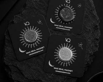 WAX SEAL MAGNET Party Favors | Celestial Wedding Favors | Moon & Star Magnets | Bridal Shower Favors | Handmade Event Keepsakes