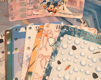Disney themed Savings Challenges and Optional Binder