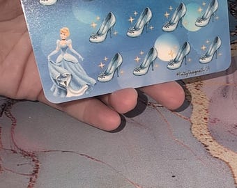 Mini Cash Stuffing Tracker - glass slipper