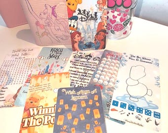 Disney Savings Challenges with optional Binder and Jar