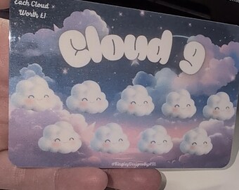 Mini Cash Stuffing Tracker - Cloud 9