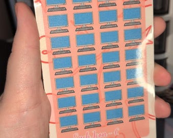 Computer Savings Cash stuffing single tracker