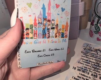 Disney Reach for the stars - Single Cash stuffing tracker