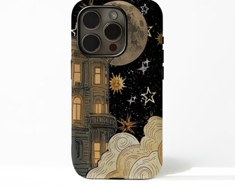 Starry sky solid shell phone cases Compatible with iPhone 17 16 15 14 13 12 Plus Pro Max, with Samsung S25 S24 S23 S22 Plus Ultra.