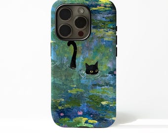 Cat Emoji Funny Painting Phone Case