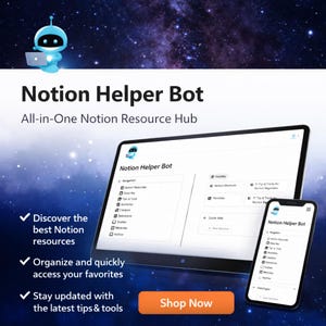 Plantilla de Notion: Planificador de productividad automatizado y gestión de tareas (descarga digital)
