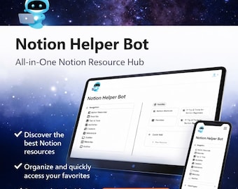 Notion Template: Automated Productivity Planner & Task Management (Digital Download))