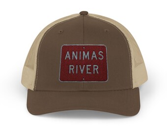 Animas River Snapback Trucker Cap Your Favorite River Hat! | Outdoor Adventure Hat, Fishing Gift, Camping Accessories,