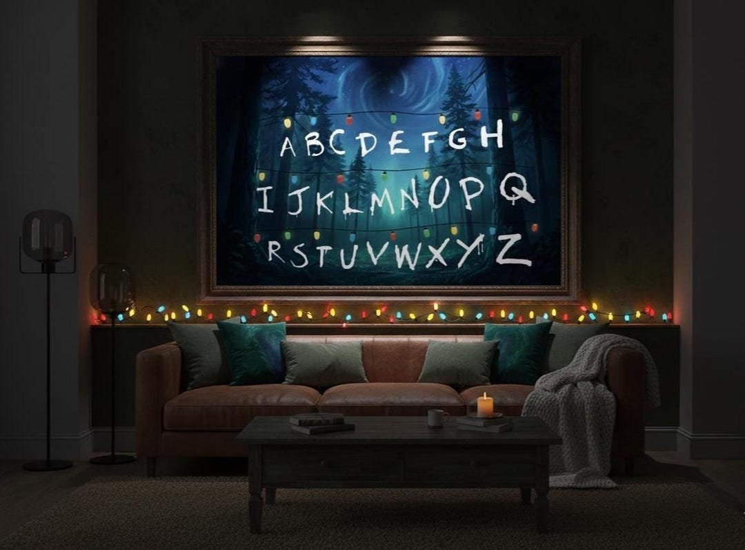 Stranger Things Letters R Stranger Things Download Printable Alphabet Wall Art Letters (as Seen ...