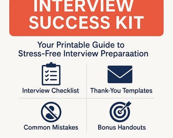Interview Debrief Template: Job Interview Tips & 50 Bonus Questions (PDF Download)