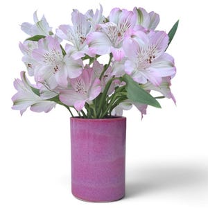 Ceramic Vase, Stoneware Utensil Holder, Countertop Organizer, Modern Home Decor