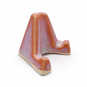 Handmade Mini Ceramic Display Stand | Minimal Holder for Small Prints, Cards