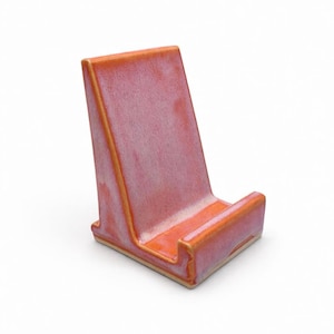 Handmade Ceramic Display Stand – Minimal Desktop Holder for Phone, Kindle, Books, Art & More