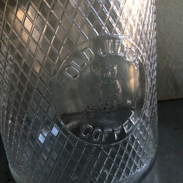 Old Judge Coffee Jar Etsy