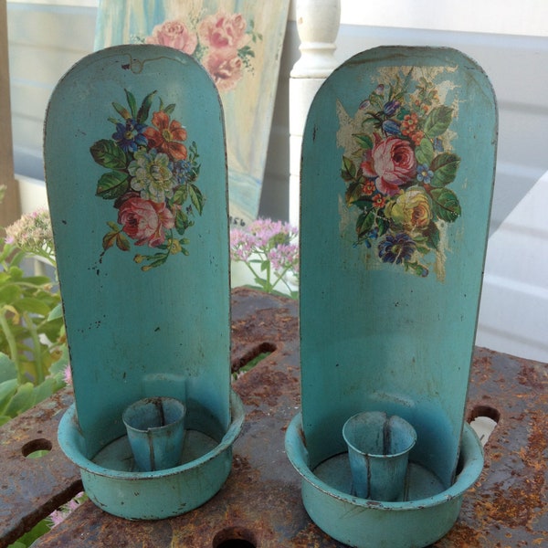 These Vintage Metal Candle Holders With Roses Are Just Yummy And You'll Look Good When The Lights Go Out