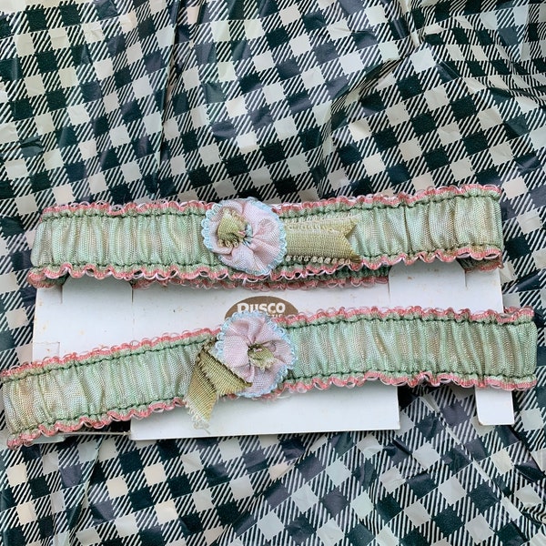 This Pair Of Antique  Chic Boudoir Garters Will Have You Swooning