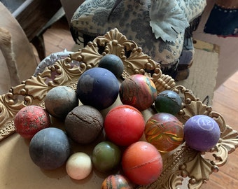 I Have A Collection So I’ll Share These Vintage Marbled Bouncy Balls