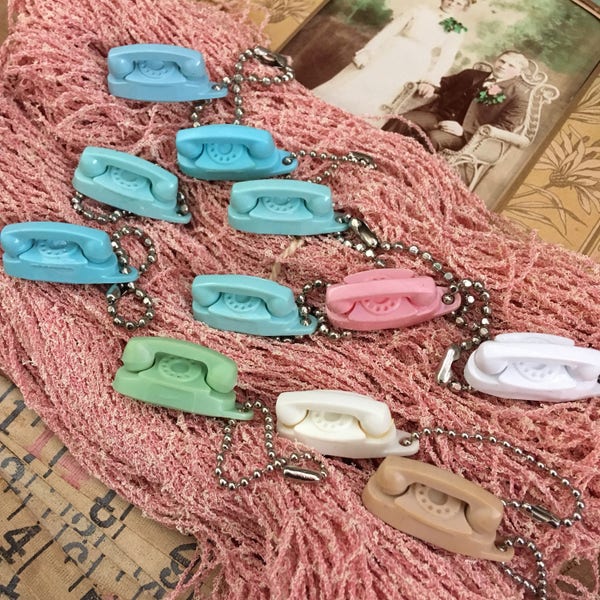 Nothing Says Call Me Like Vintage Princess Phone Keychains