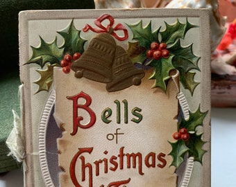 Always A Treasure To Find Antique Victorian Christmas Gift Card Booklet