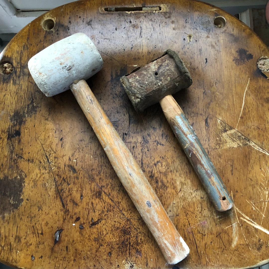 Bad Mallets By the Power of Gray Skull Vintage Abused Wooden Mallets With All the ...