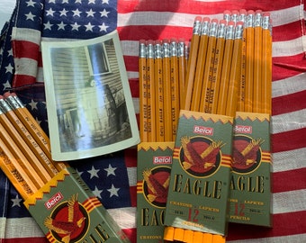 Little Boring Little Cool New Old Stock Pack Of Eagle Berol Pencils