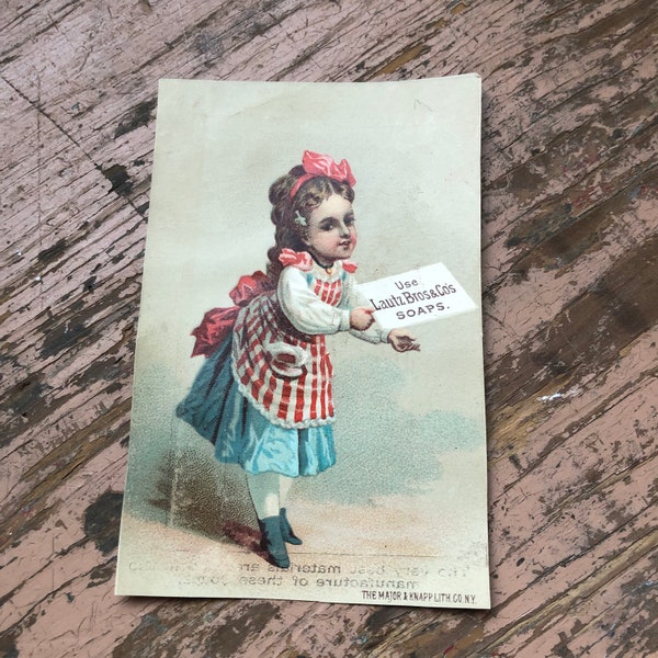 Salvaged From Her Victorian Scrap Book Antique Ephemera