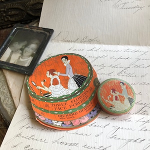 Richard Hudhut Knew How To Powder A Nose Antique Art Deco Cosmetic Tin