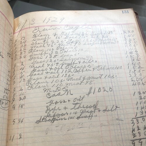 This Old Ledger Will Tell You The Cost For Just About Everything In An shops Old Mercantile