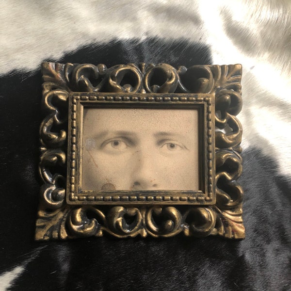 PFOH Through The Peep Hole A Salvaged Eye Antique Portrait