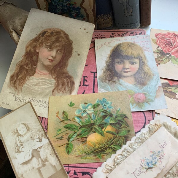 A Collection Of Victorian Antique Ephemera I Pulled From An Estate In Memphis