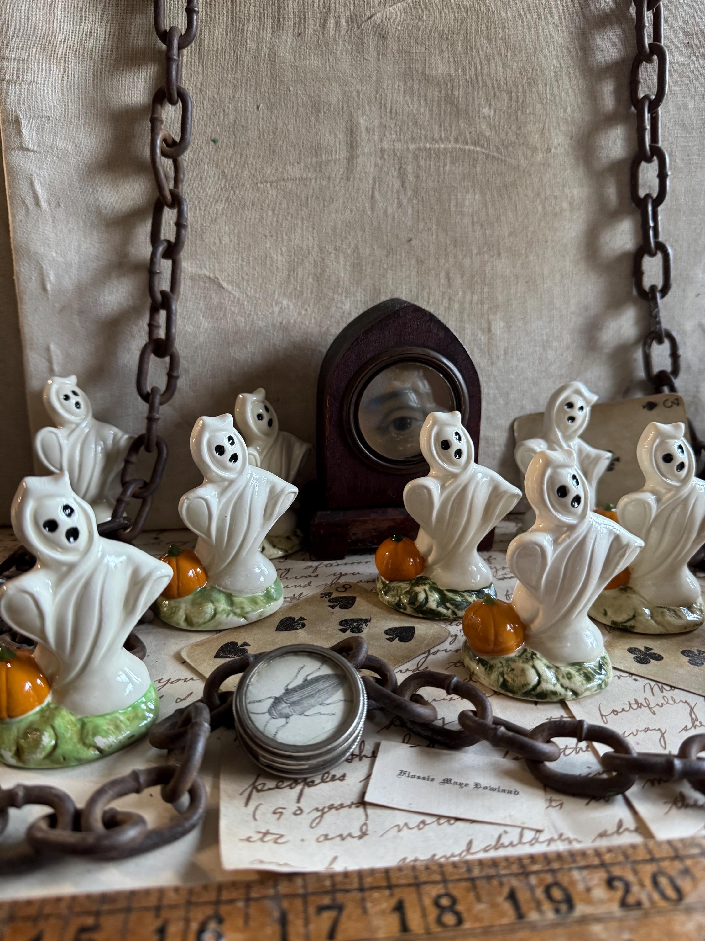 Moule En Céramique Clay Magic J1073 – Deux Fantômes Pour Halloween, Fait Main