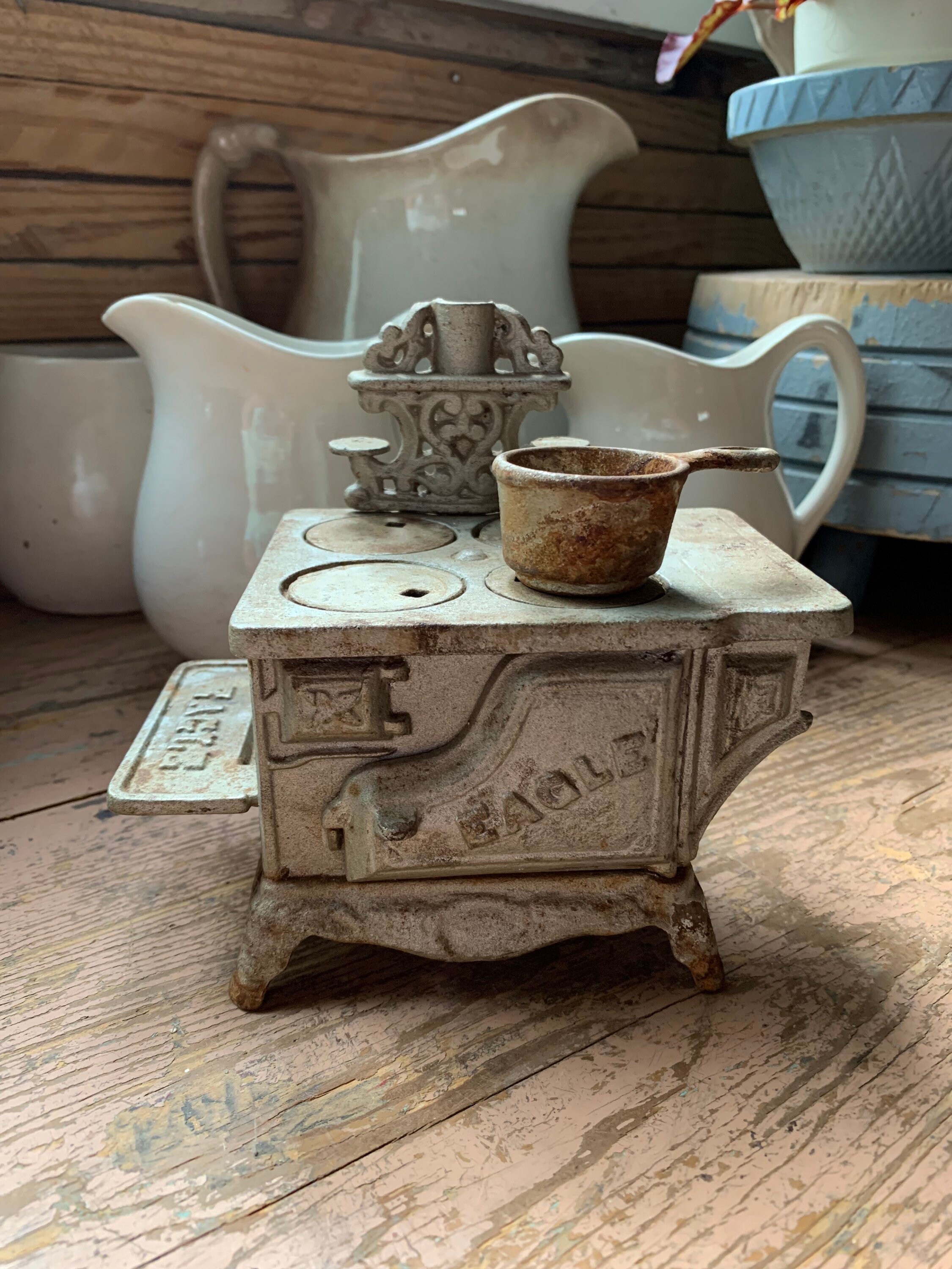 If A Salesmen Showed up With This Little Cast Eagle Stove - Etsy