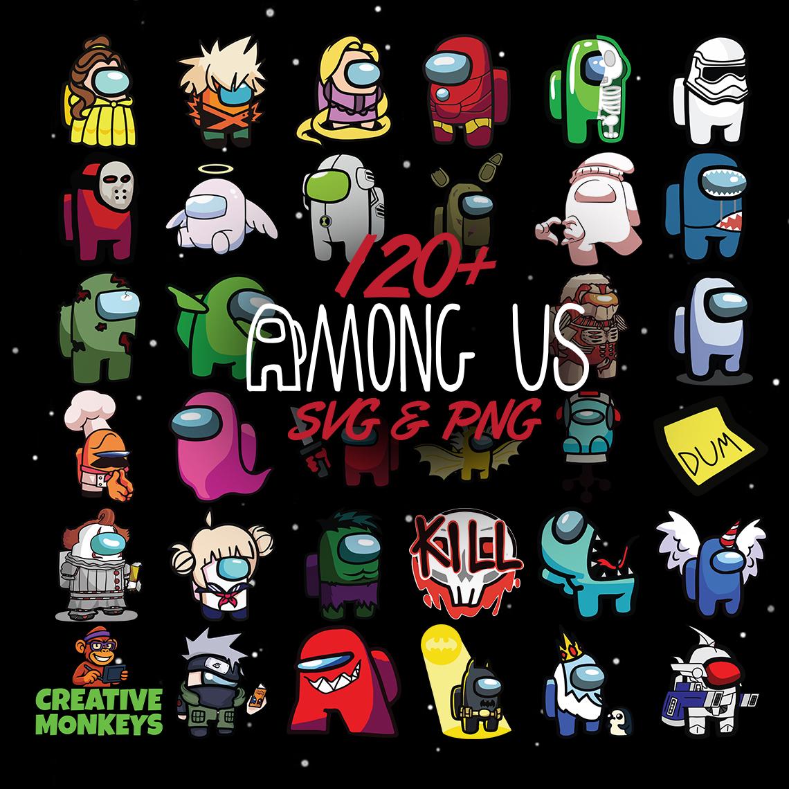 Imposter Among Us Star Wars Meme Among Us Bundle Svg, Among Us Svg