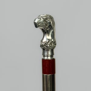 Handcrafted Silver Eagle Walking Cane, Gothic Gift for Men & Women