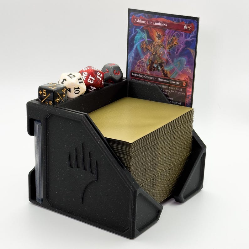 MTG Commander EDH Deck Organizer, Dice & Token Card Caddy image 1