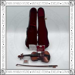 Tiny Vintage Violin With Case - Etsy