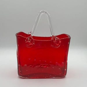 Purse Glass Vase