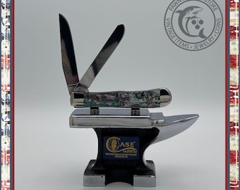Case XX Trapper Knife Abalone 8254 SS Folding Pocket Knife
