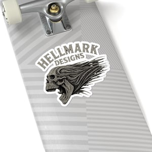 Hellmark Designs Skull Sticker