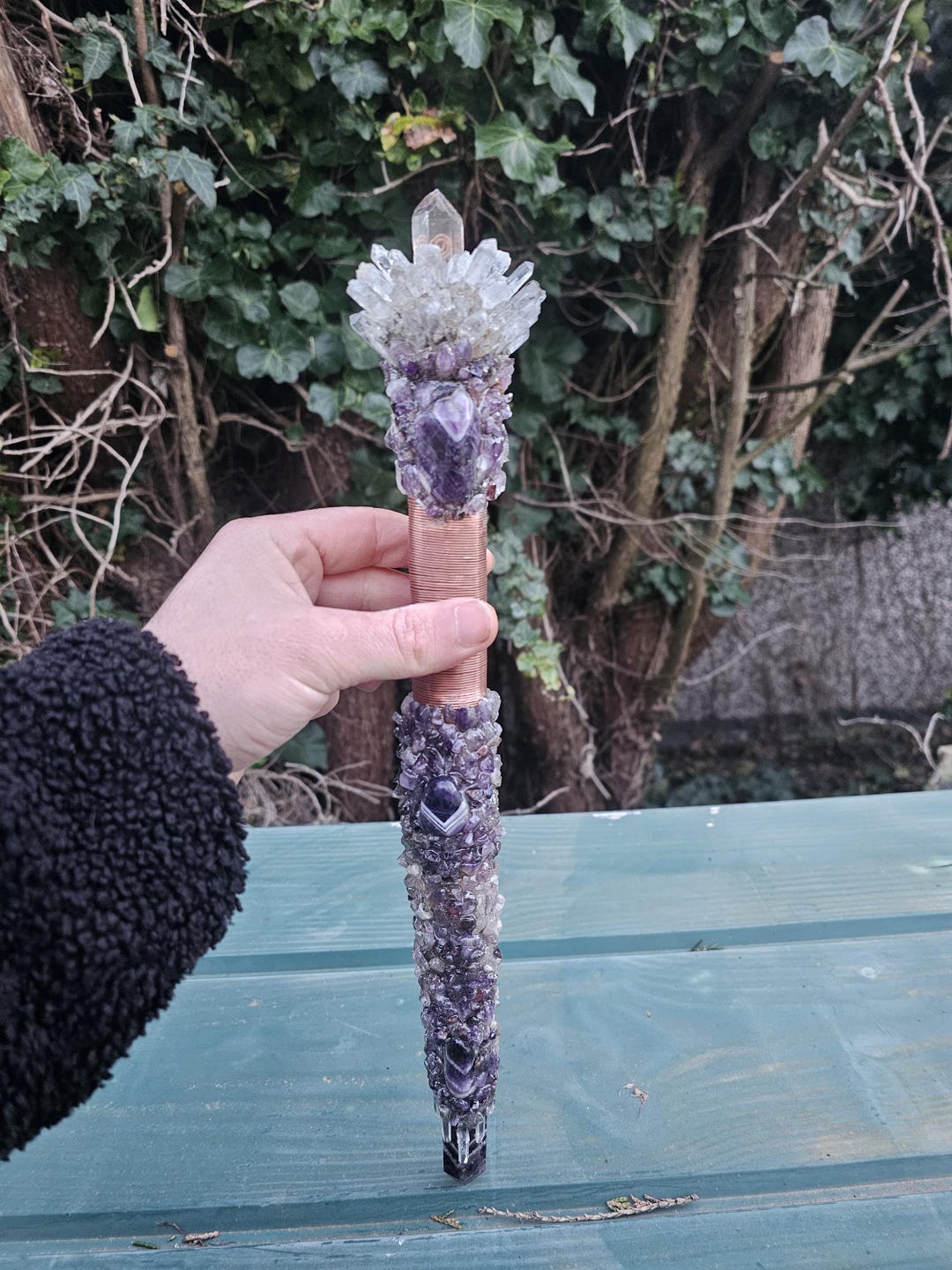 Wizard Magic Crystal Amethyst Crystal, Scepter, Wand, Magic Wand, Crystal Gifts, Healing ...