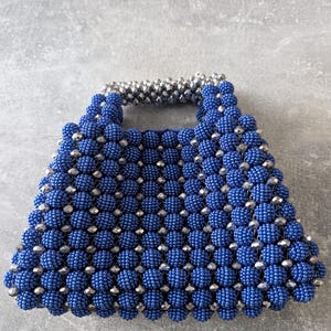 Perlen Abendtasche: Elegante Handgefertigte Geldbörse
