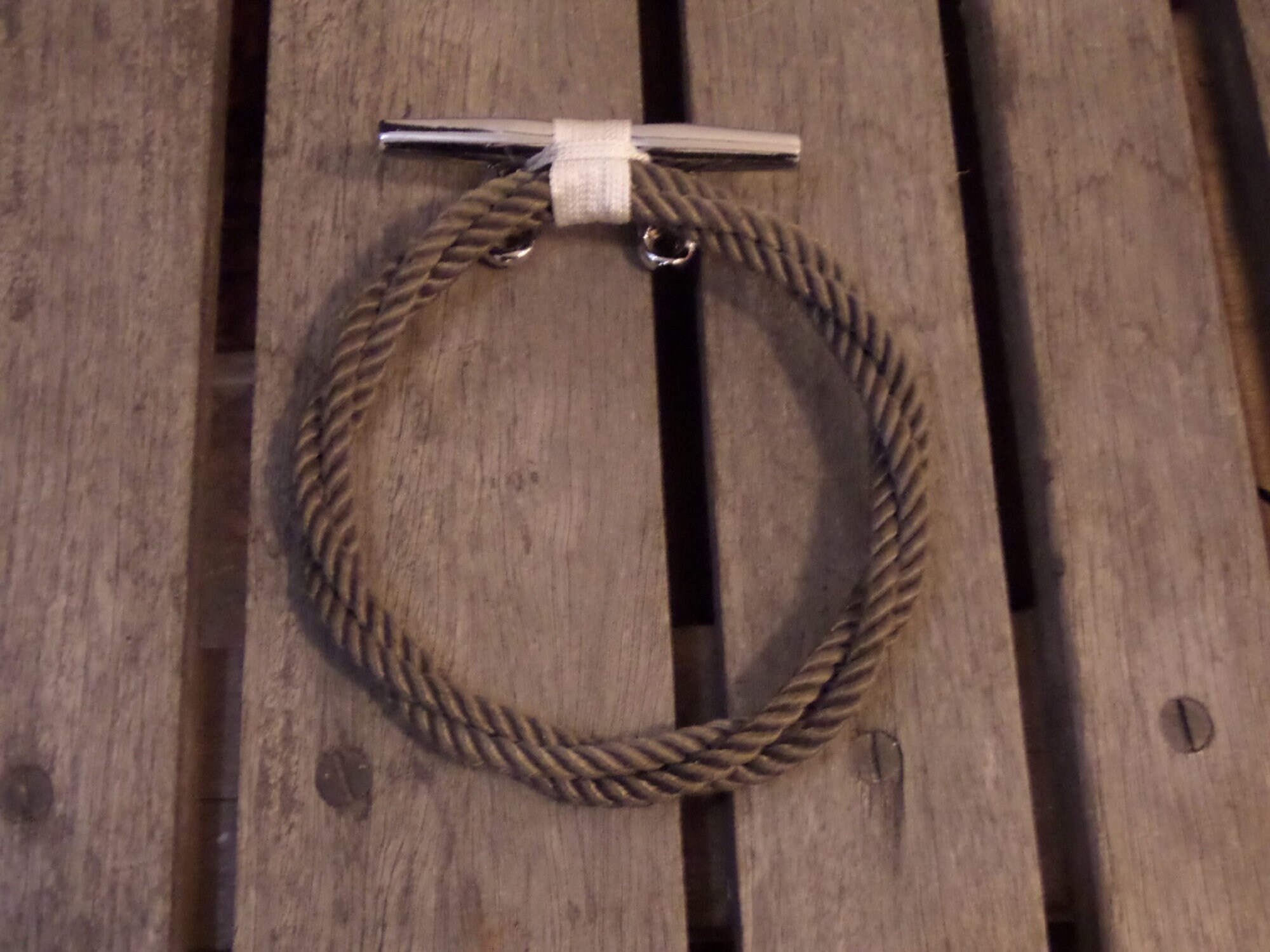 Seil Handtuch Ring mit Edelstahl Cleat nautische Badezimmer | Etsy