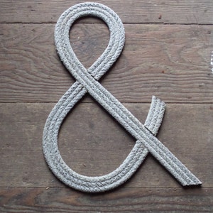 12 Inch Rope Letter or Number MADE TO ORDER Nautical Nursery - Etsy