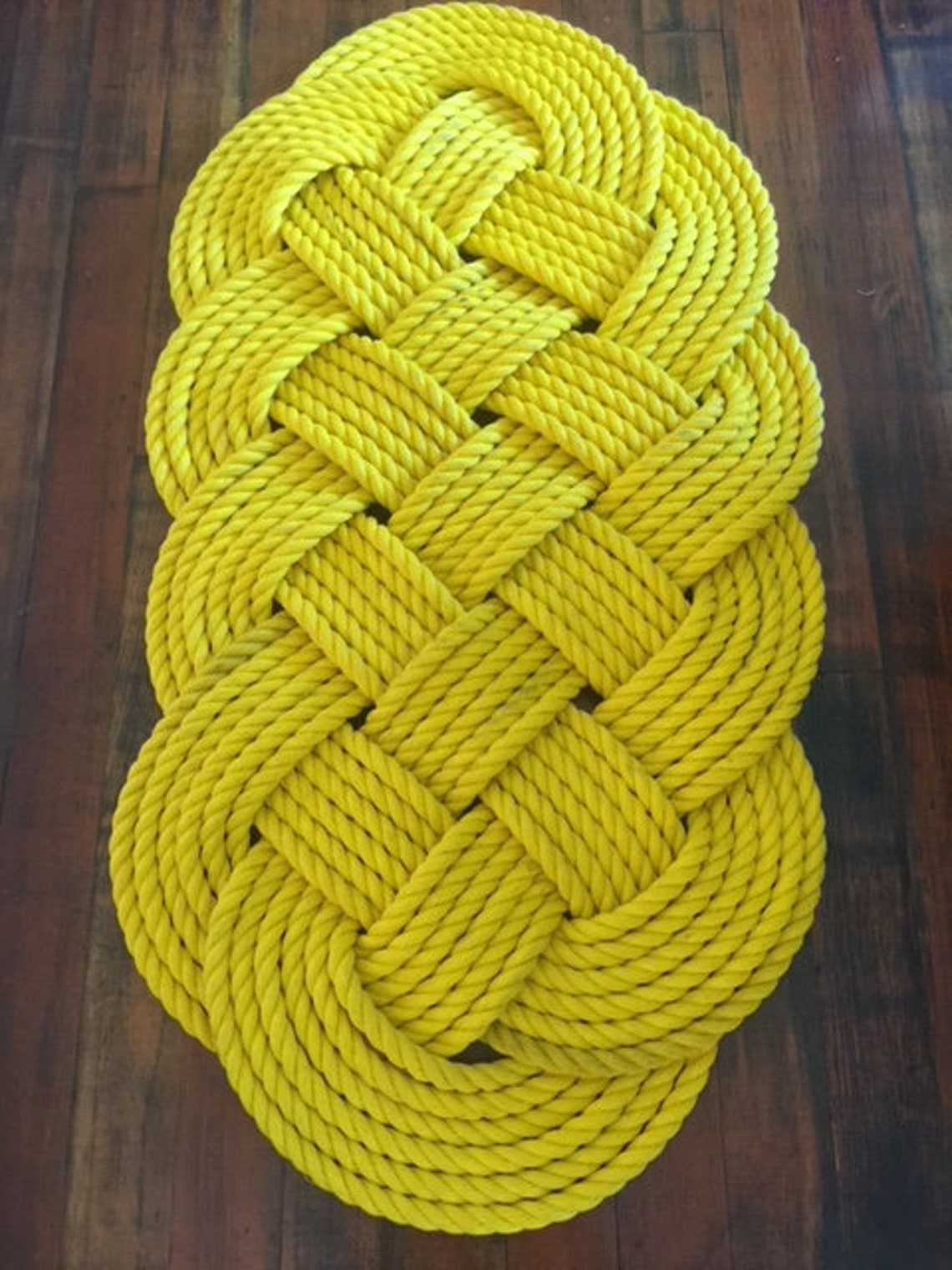 Outdoor Rope Rug 47 X 20 Doormat Reclaimed Etsy