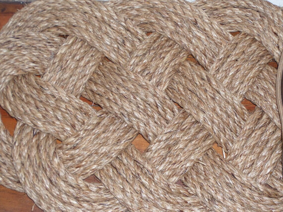 Nautical30 X 14 Outdoor Rope Rug Door Mat Doormat Etsy
