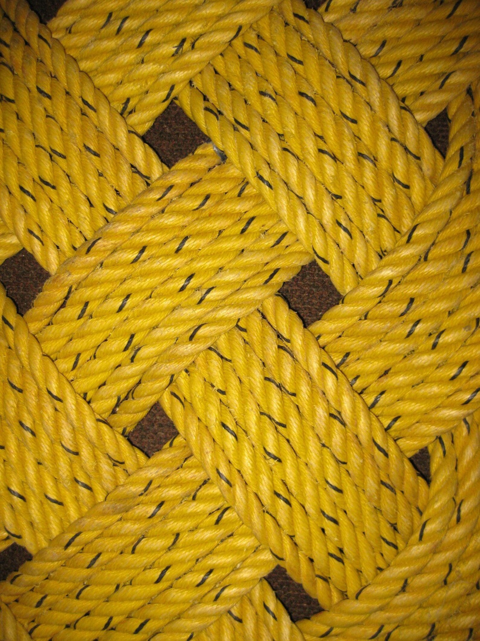 Yellow Crab Line Large Outdoor Rope Rug 47 X 22 Etsy