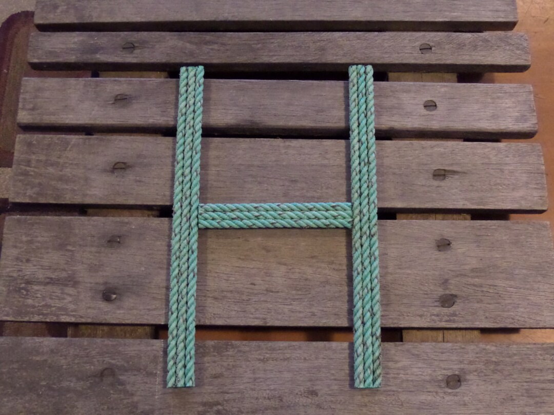 12 Inch Rope Letter or Number MADE TO ORDER Nautical Nursery - Etsy