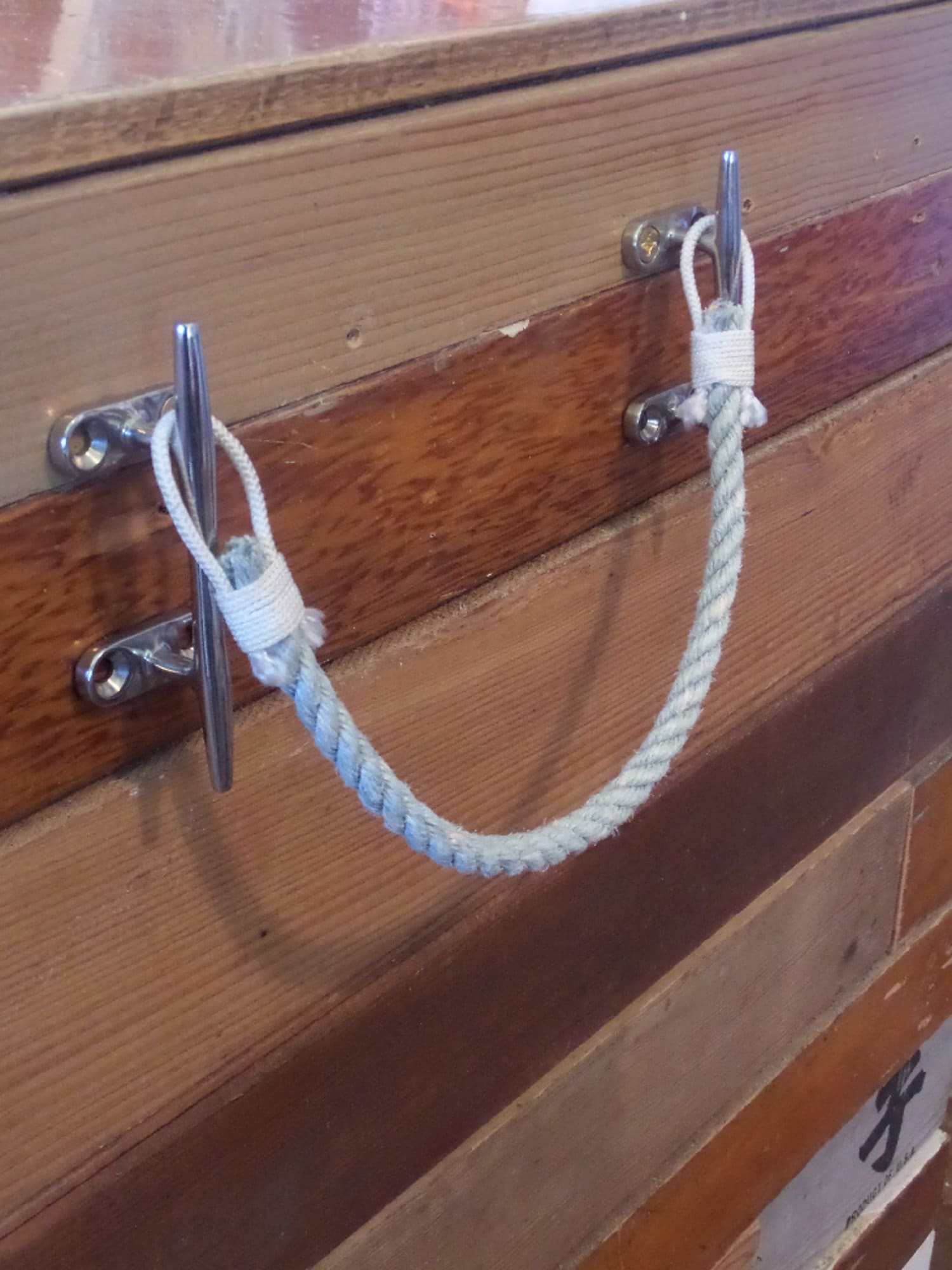 Nautical DecorRope Toilet Paper Holder With Cleats Nautical Etsy